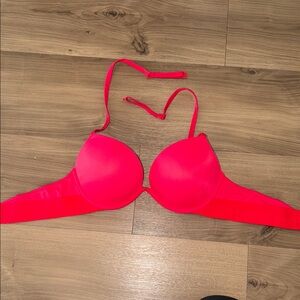 PINK Victoria's Secret Wear Everywhere super push up red bra